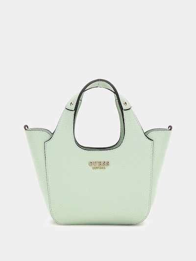 GUESS Handtasche 'Helina' in gold / hellgrün, Produktansicht