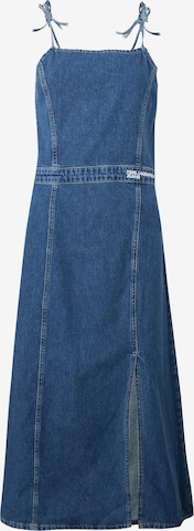 Abito camicia di KARL LAGERFELD JEANS in blu: frontale