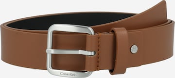 Ceinture Calvin Klein en marron : devant