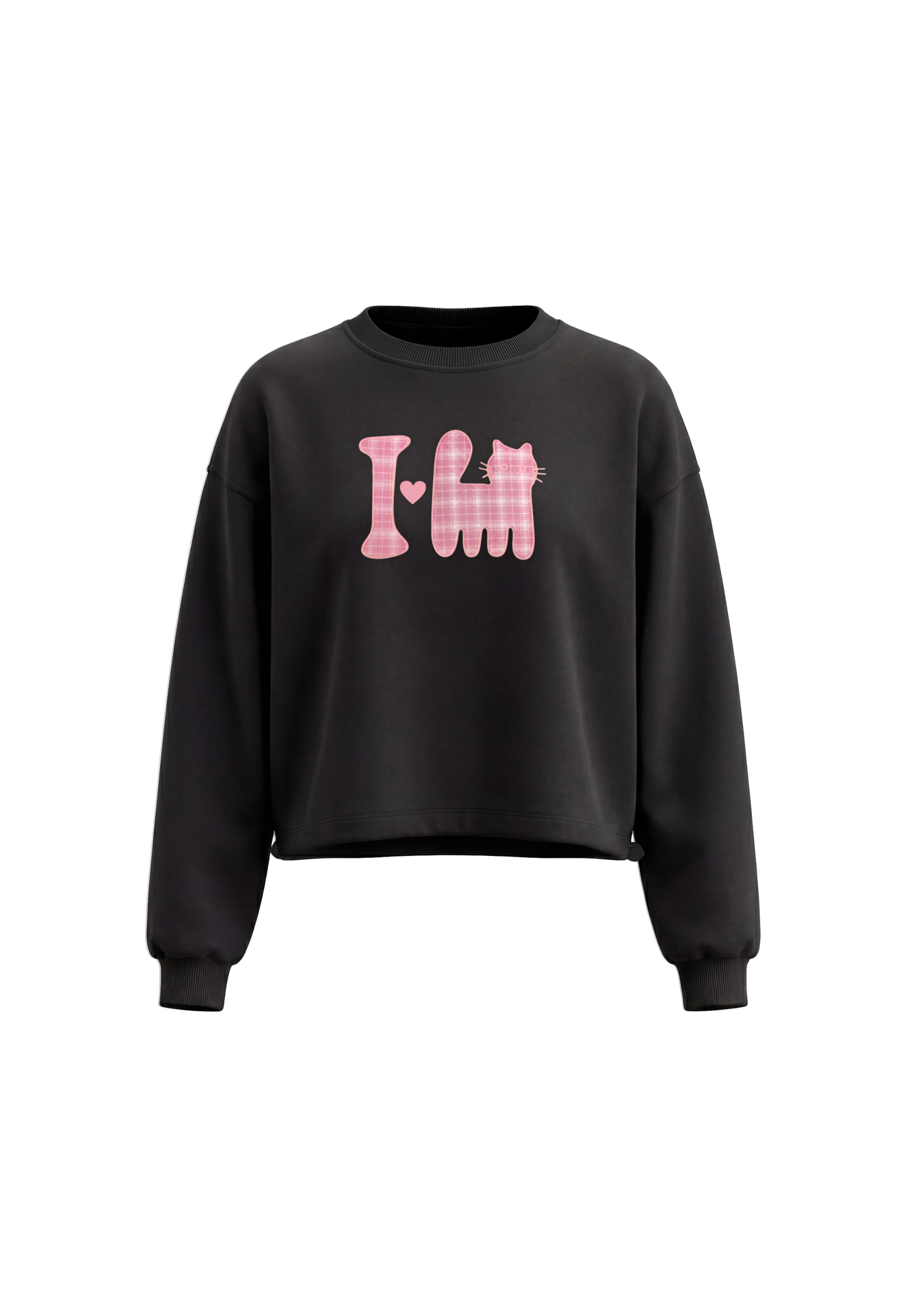 Sweat-shirt MYMO en noir : devant