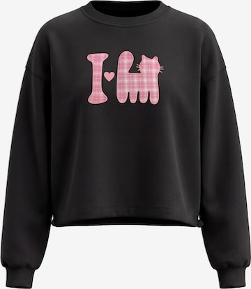 Sweat-shirt MYMO en noir : devant