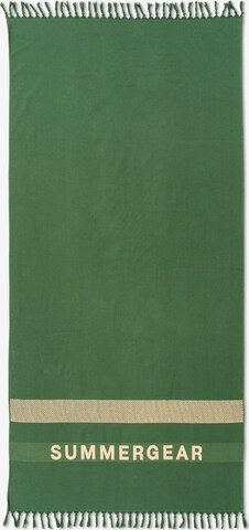 Serviette de plage 'Shore 100 X 200 cm' SummerGear en vert : devant
