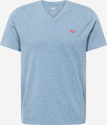 LEVI'S ® Shirt 'Housemark V Neck Tee' in Blauw: voorkant