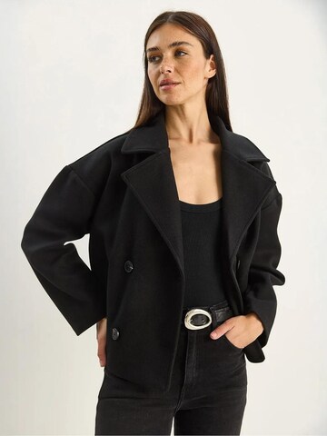 Bianco Lucci Mantel in Schwarz