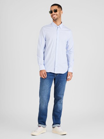 Tommy Hilfiger Tailored - Ajuste regular Camisa en azul
