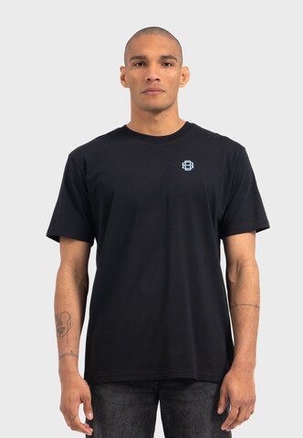 Oldskull Shirt 'Retro Roadtrip Logo Graphic' in Black: front