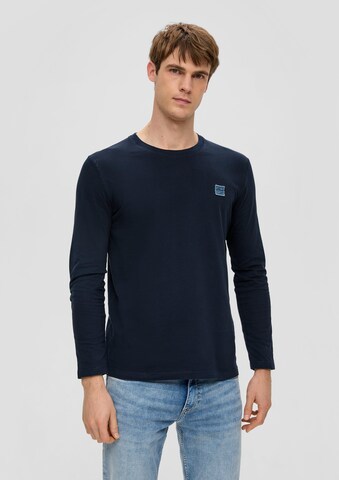 s.Oliver Shirt in Blauw: voorkant