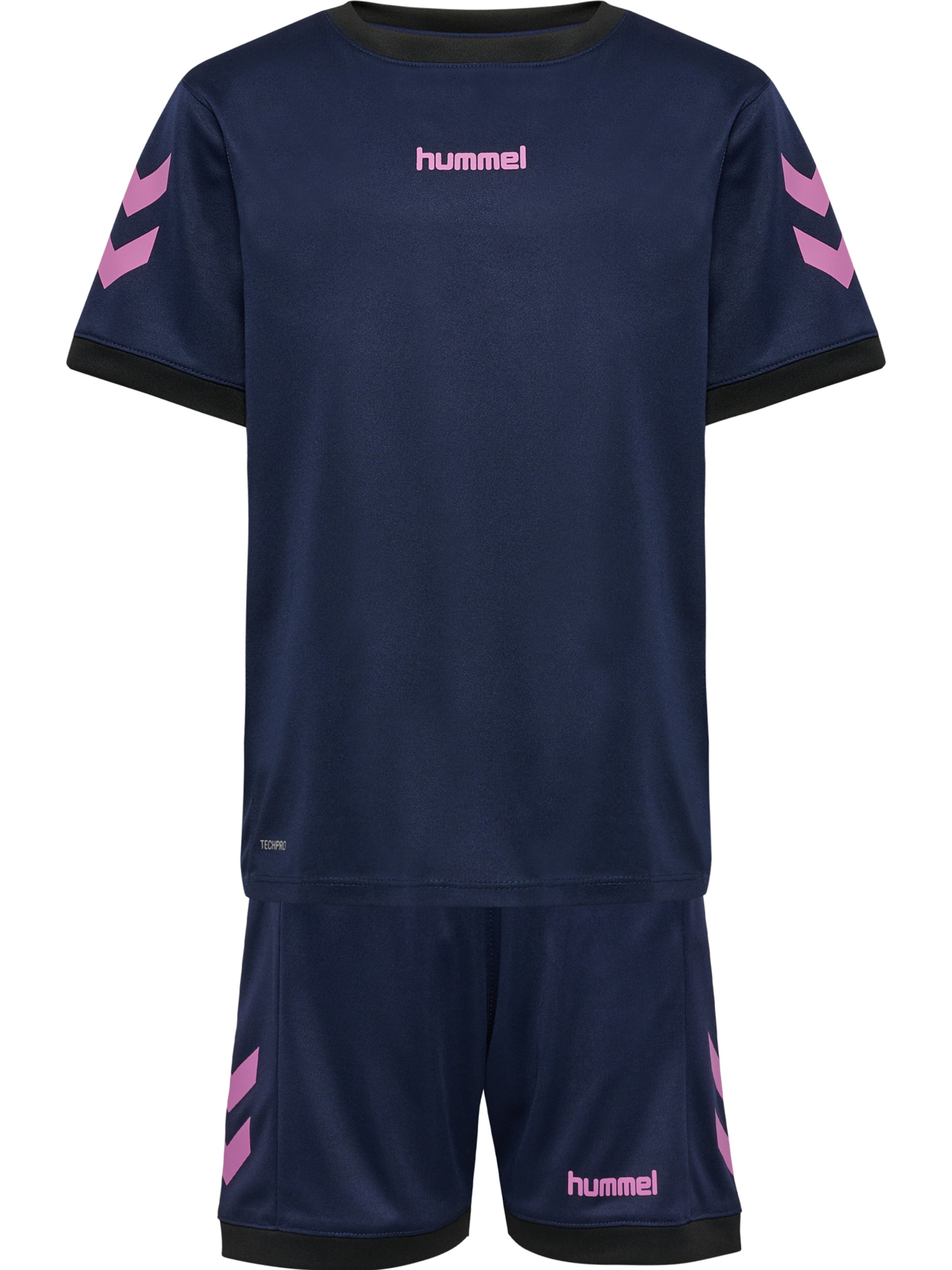Hummel Trainingspak in Blauw: voorkant