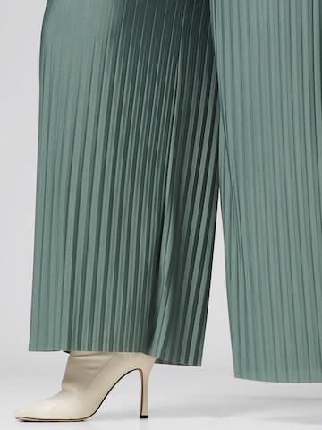 Loosefit Pantaloni 'Saphia' di Guido Maria Kretschmer Curvy in verde