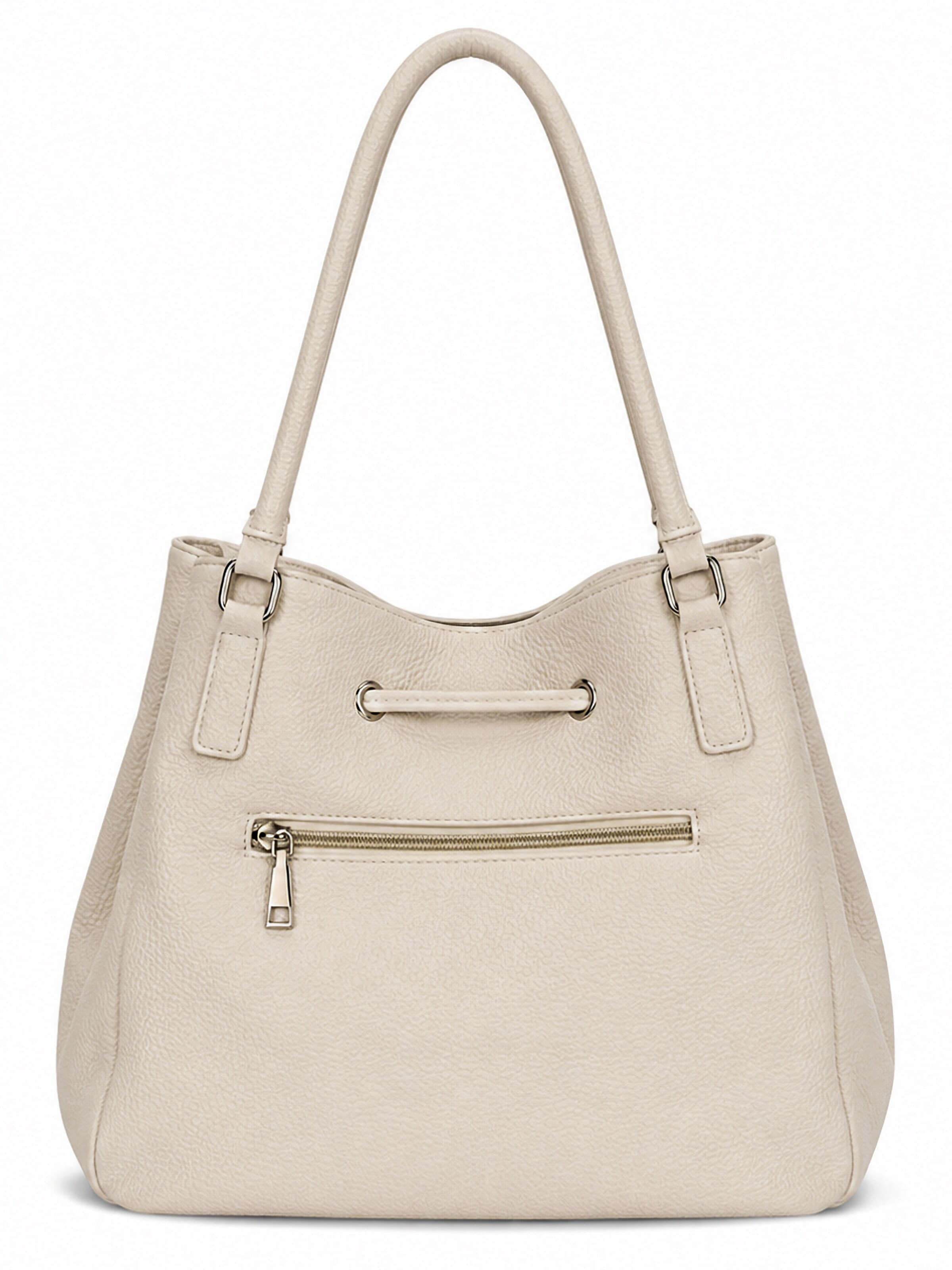 COLLEZIONE ALESSANDRO Shoulder Bag 'Sorrento' in Beige