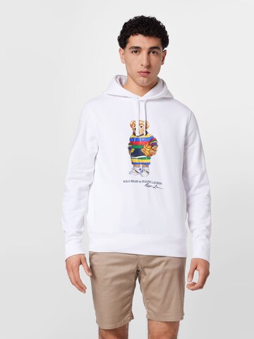 Polo Ralph Lauren Sweatshirt i hvit: forside