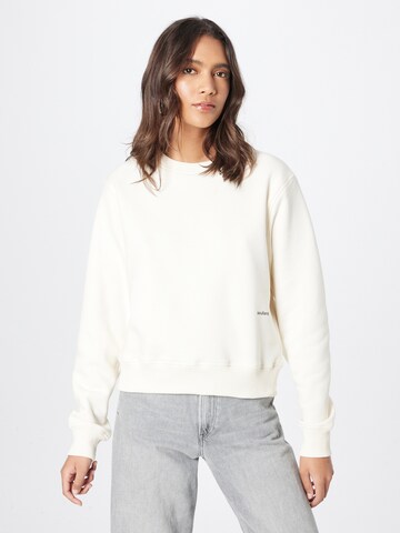 Soulland Sweatshirt 'Joy' in Wit: voorkant