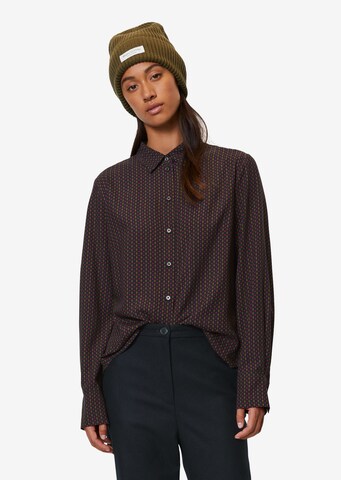 Marc O'Polo Blouse in Zwart: voorkant