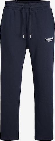 JACK & JONES Regular Pleat-Front Pants 'Kane' in Blue: front