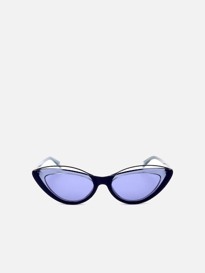 POLICE Lunettes de soleil 'Police SPL937 Blue, shiny baby-blue 55/17/140 Women Sunglasses' en 55 en bleu, Vue avec produit