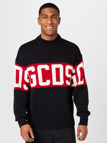 GCDS - Pullover em preto: frente