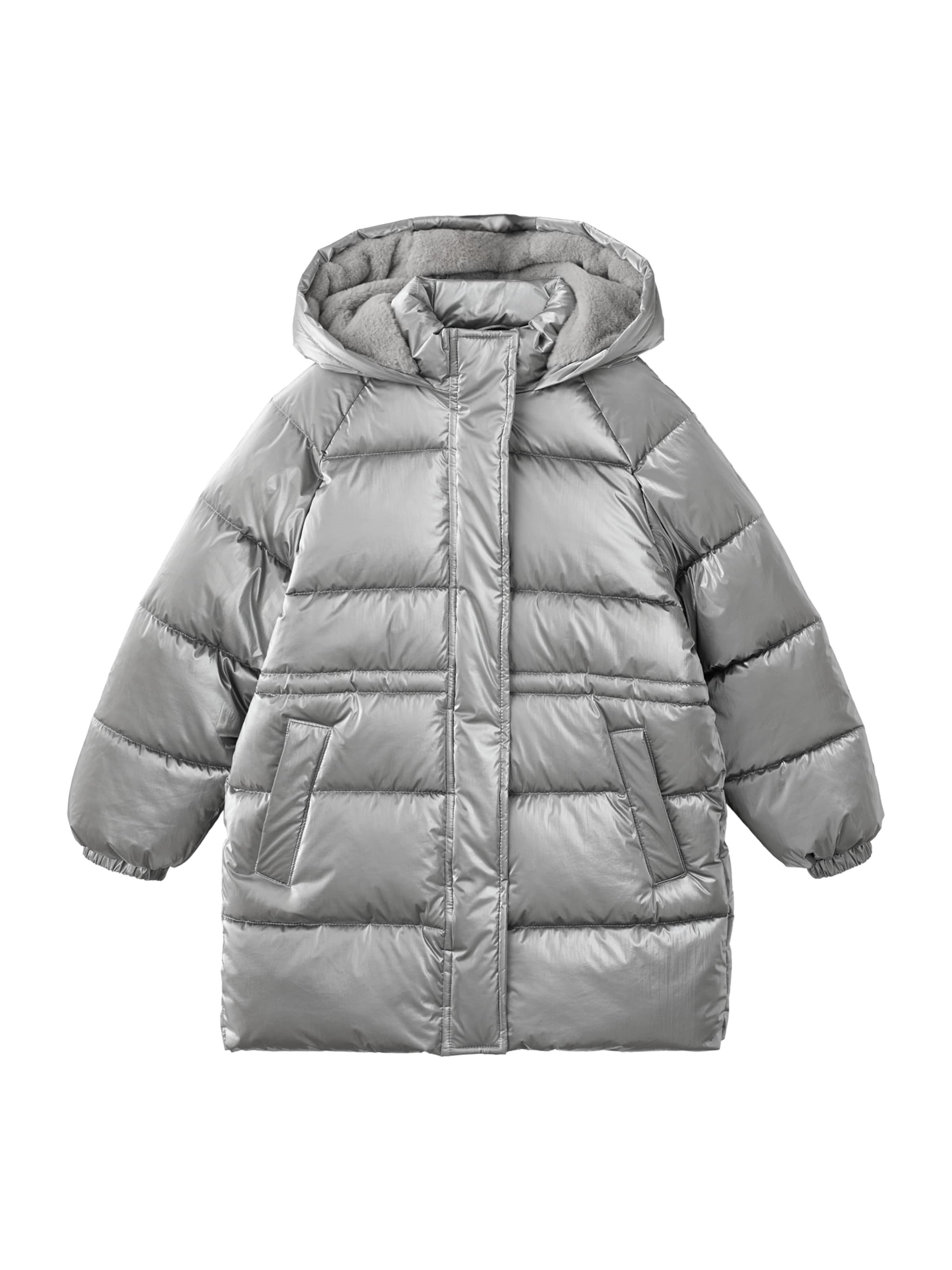 MANGO KIDS Frakke 'Marisa' i sølv: forside