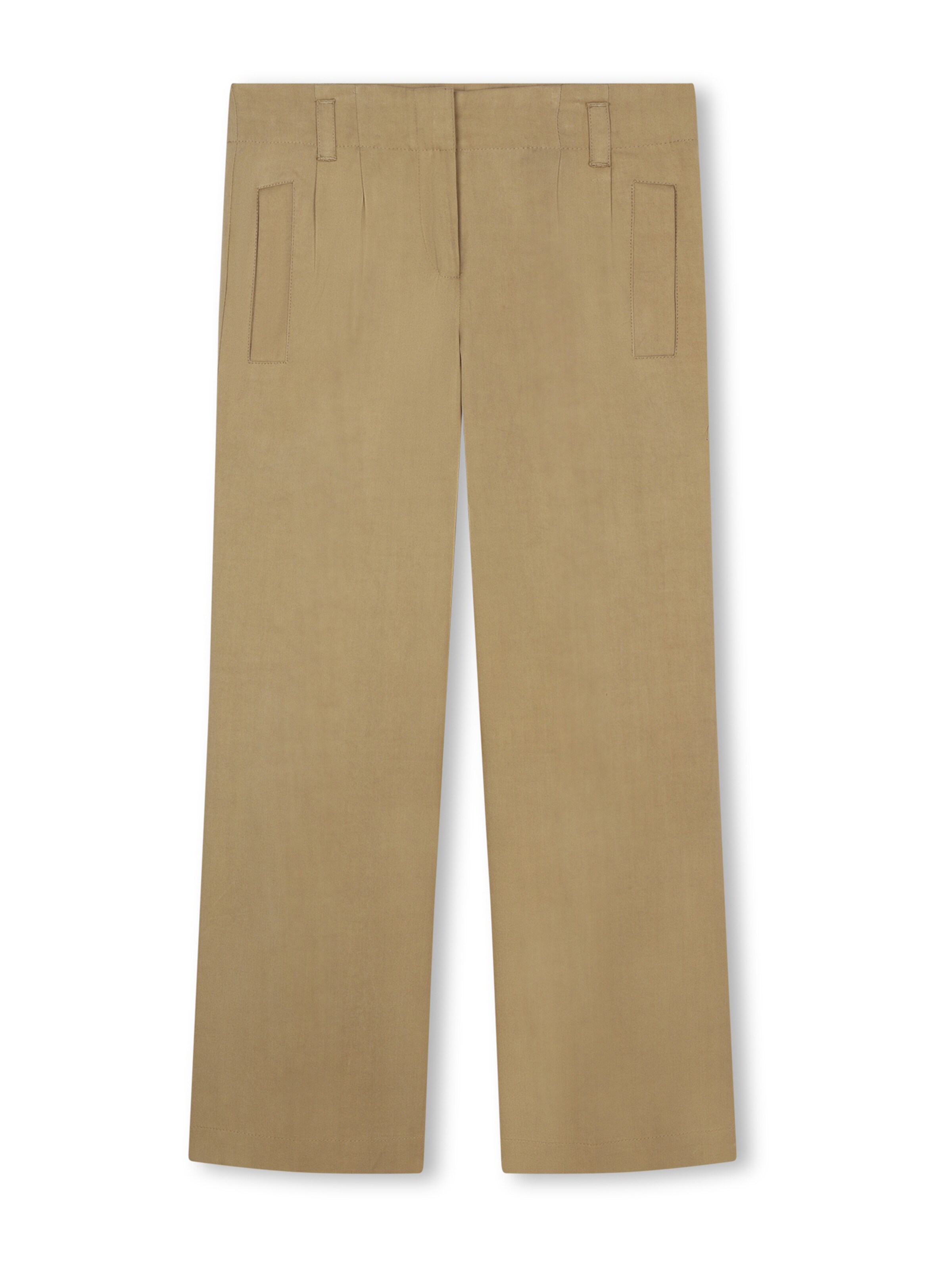 BOSS Lużny krój Spodnie w kolorze brązowy: przód