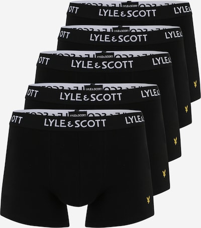 Lyle & Scott Boxer shorts 'MiIler' in Yellow / Black / White, Item view