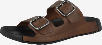 ECCO Mules '2nd Cozmo M Slide' in Brown: front