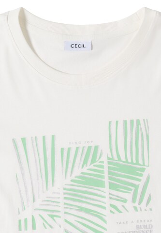 T-shirt CECIL en blanc