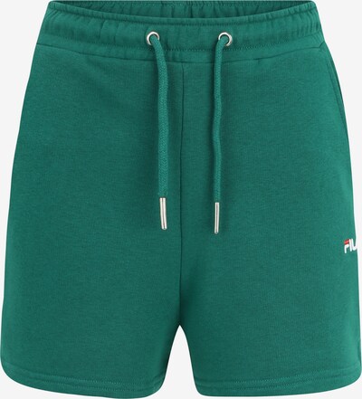 Pantaloni sport FILA pe verde / roșu / alb, Vizualizare produs