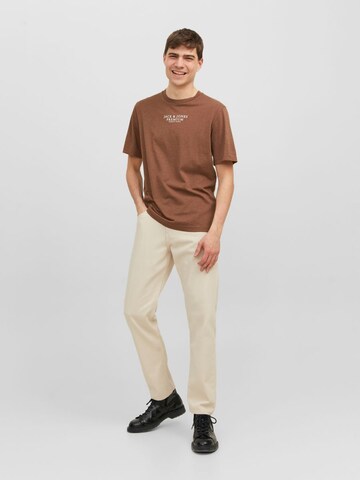 JACK & JONES T-Shirt 'JPRBLUArchie' in Braun