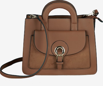 HARPA Handbag in Brown: front