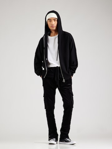 Regular Pantalon cargo MOUTY en noir