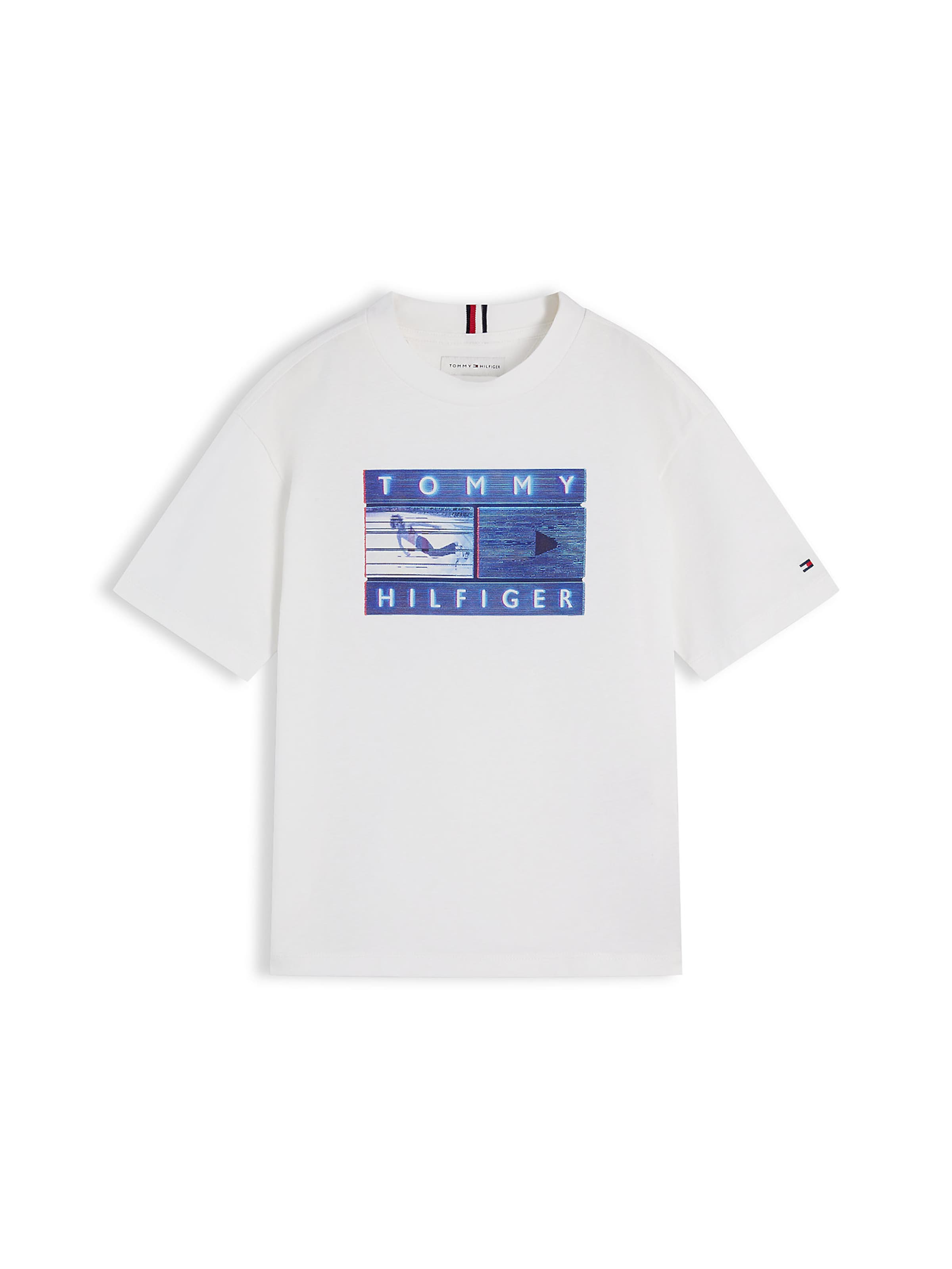 TOMMY HILFIGER T-Shirt in Weiß: Vorderseite