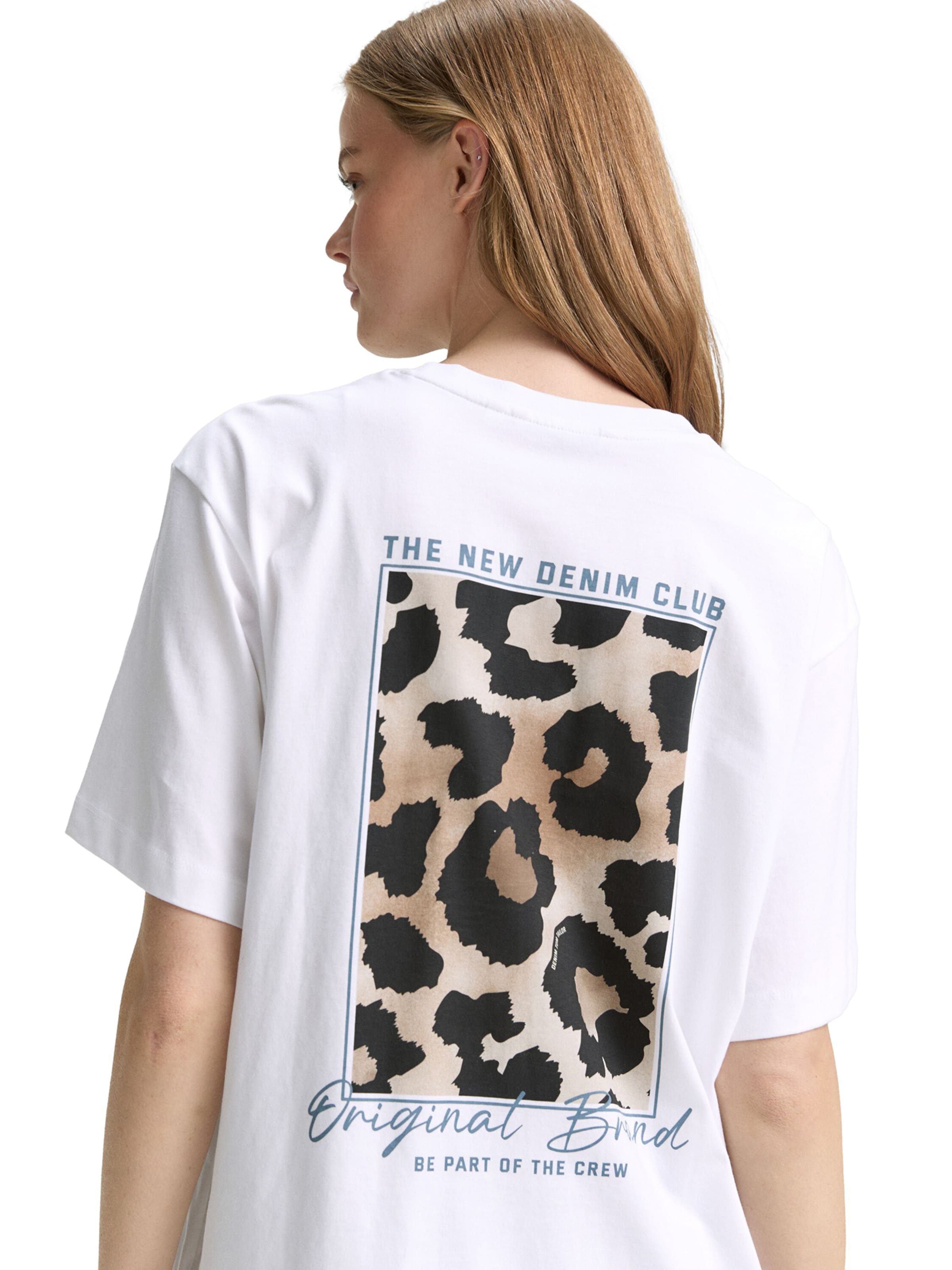 Maglietta di TOM TAILOR DENIM in bianco