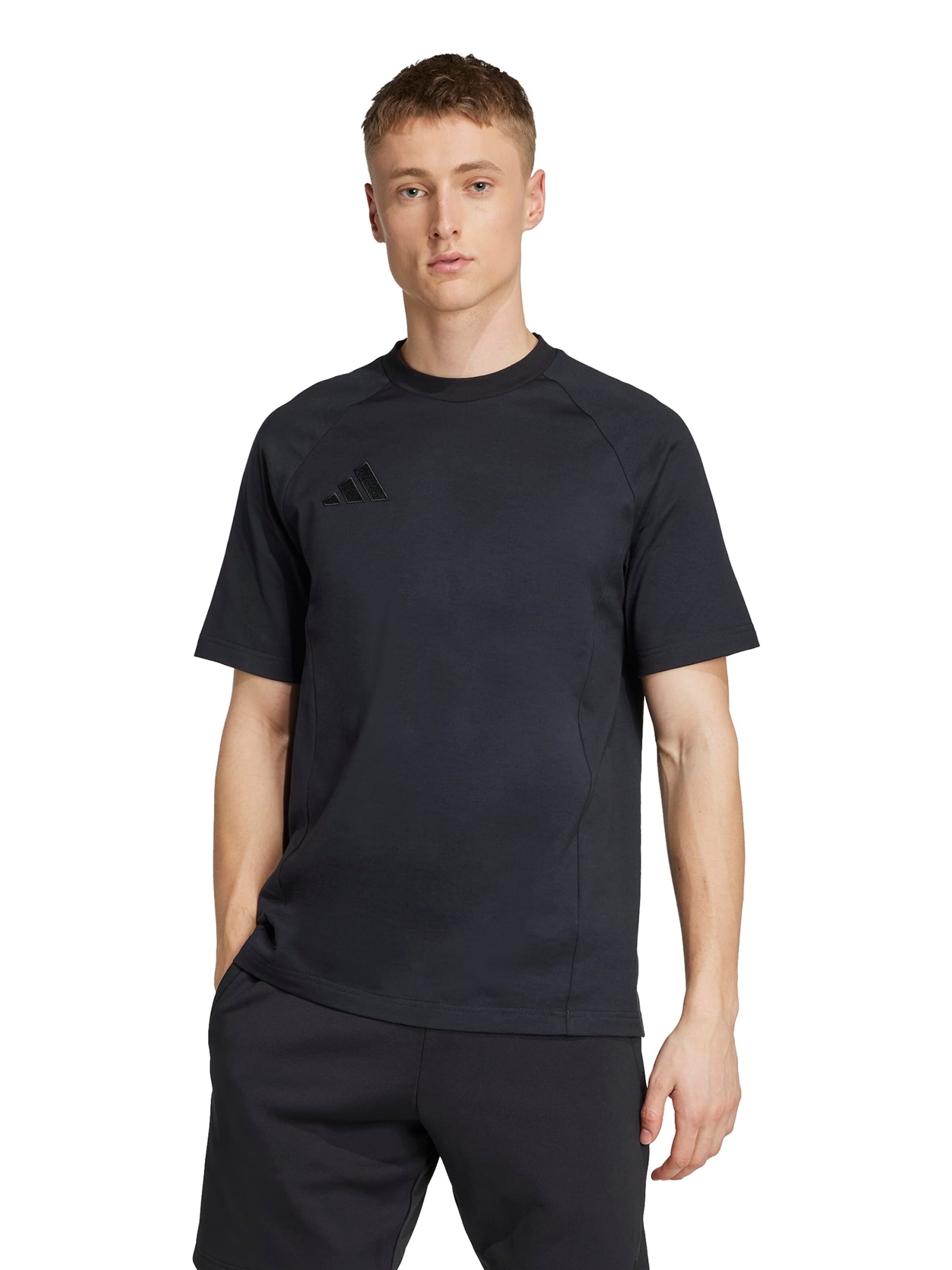 ADIDAS PERFORMANCE Funktionsskjorte 'TIRO25' i sort: forside