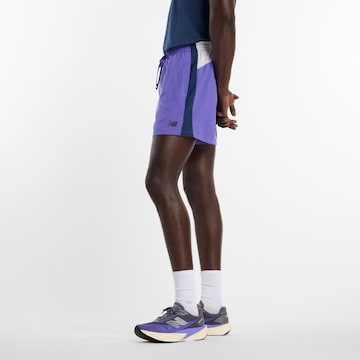 new balance - Regular Calças de desporto em roxo