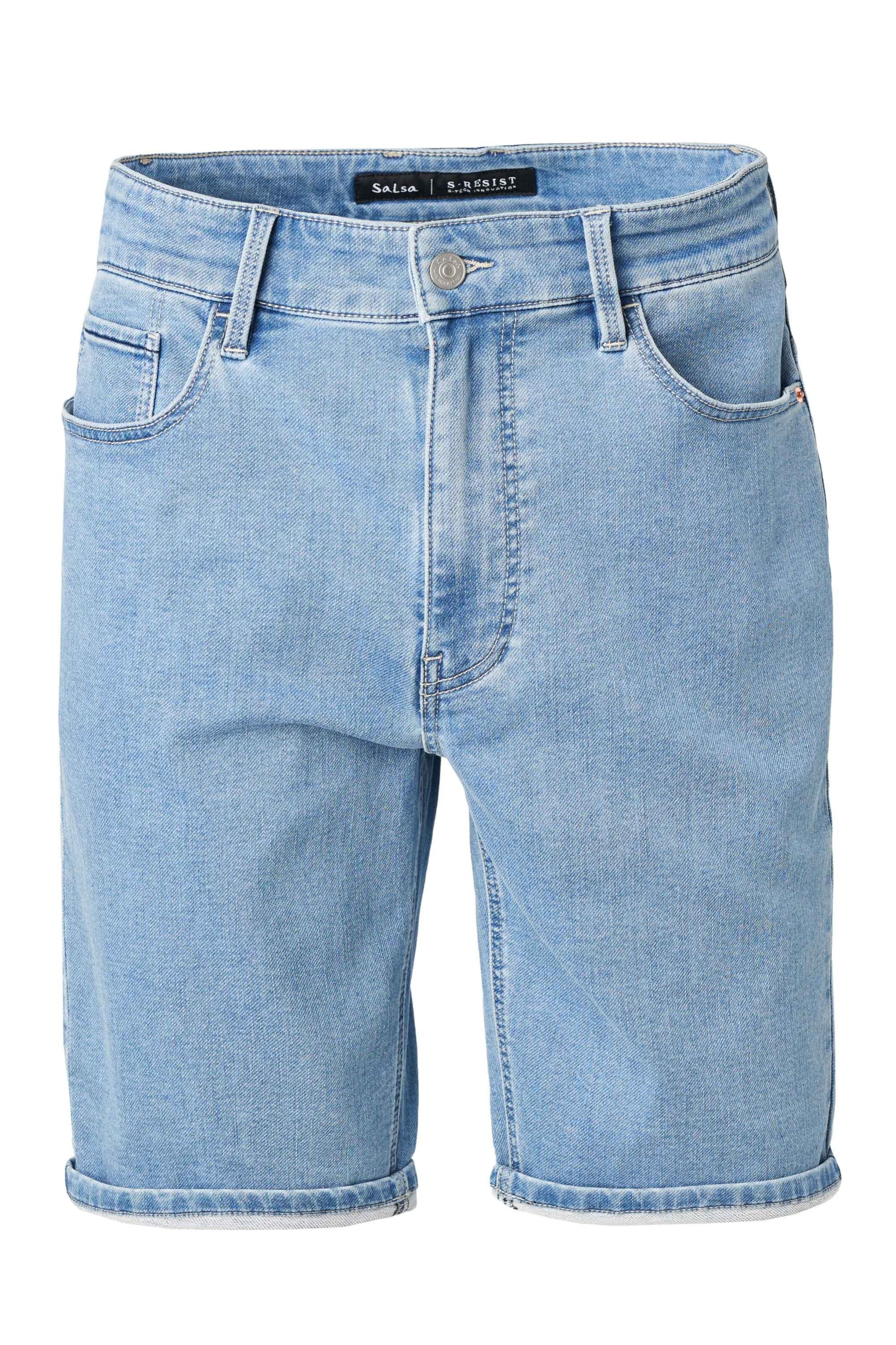 Salsa Jeans Zwemshorts in Blauw: voorkant