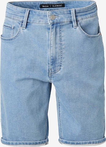 Shorts de bain Salsa Jeans en bleu : devant