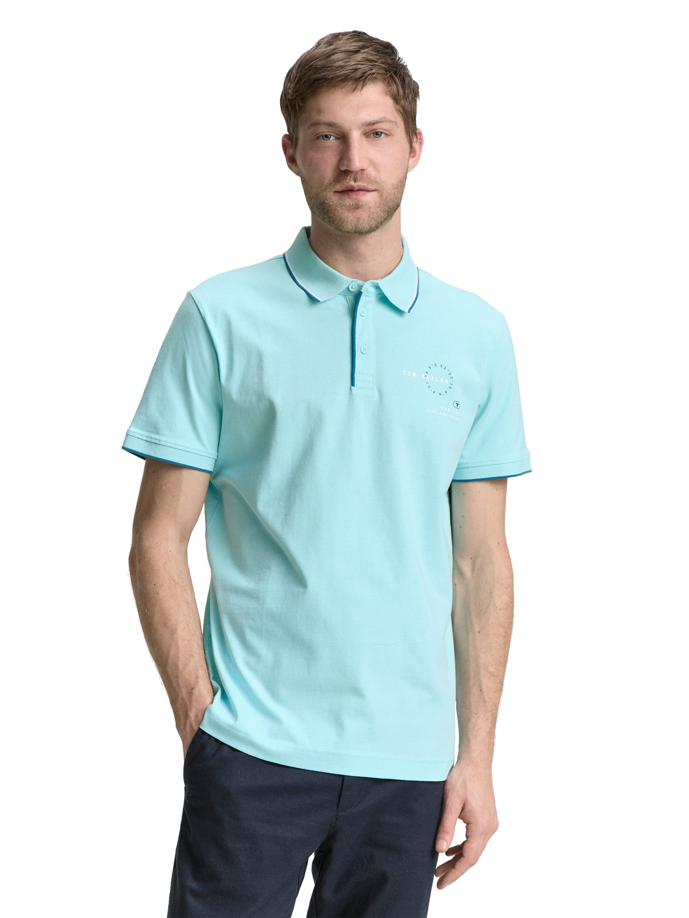 TOM TAILOR - Camiseta en azul: frente