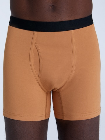 Albero Natur Boxershorts in Gelb: Vorderseite