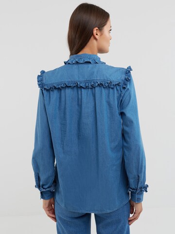 BIG STAR Bluse in Blau