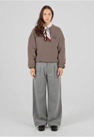 Sweat-shirt Prohibited en beige