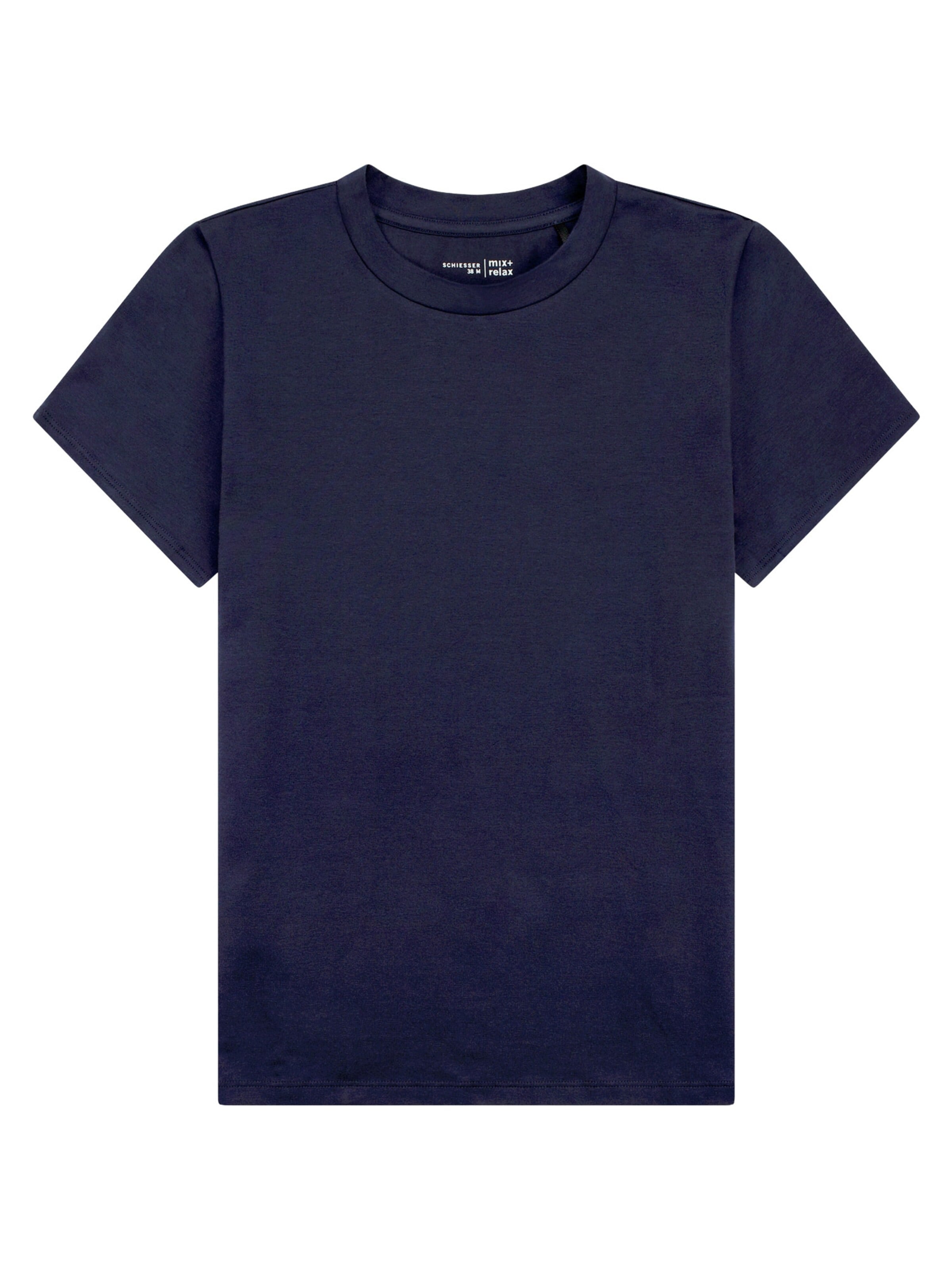 SCHIESSER Schlafshirt 'Mix & Relax'‌‌ in S in dunkelblau, Produktansicht
