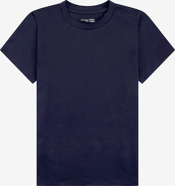 SCHIESSER Pajama Shirt 'Mix & Relax' in Blue: front