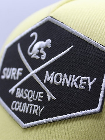 Casquette de sport Surf Monkey en jaune