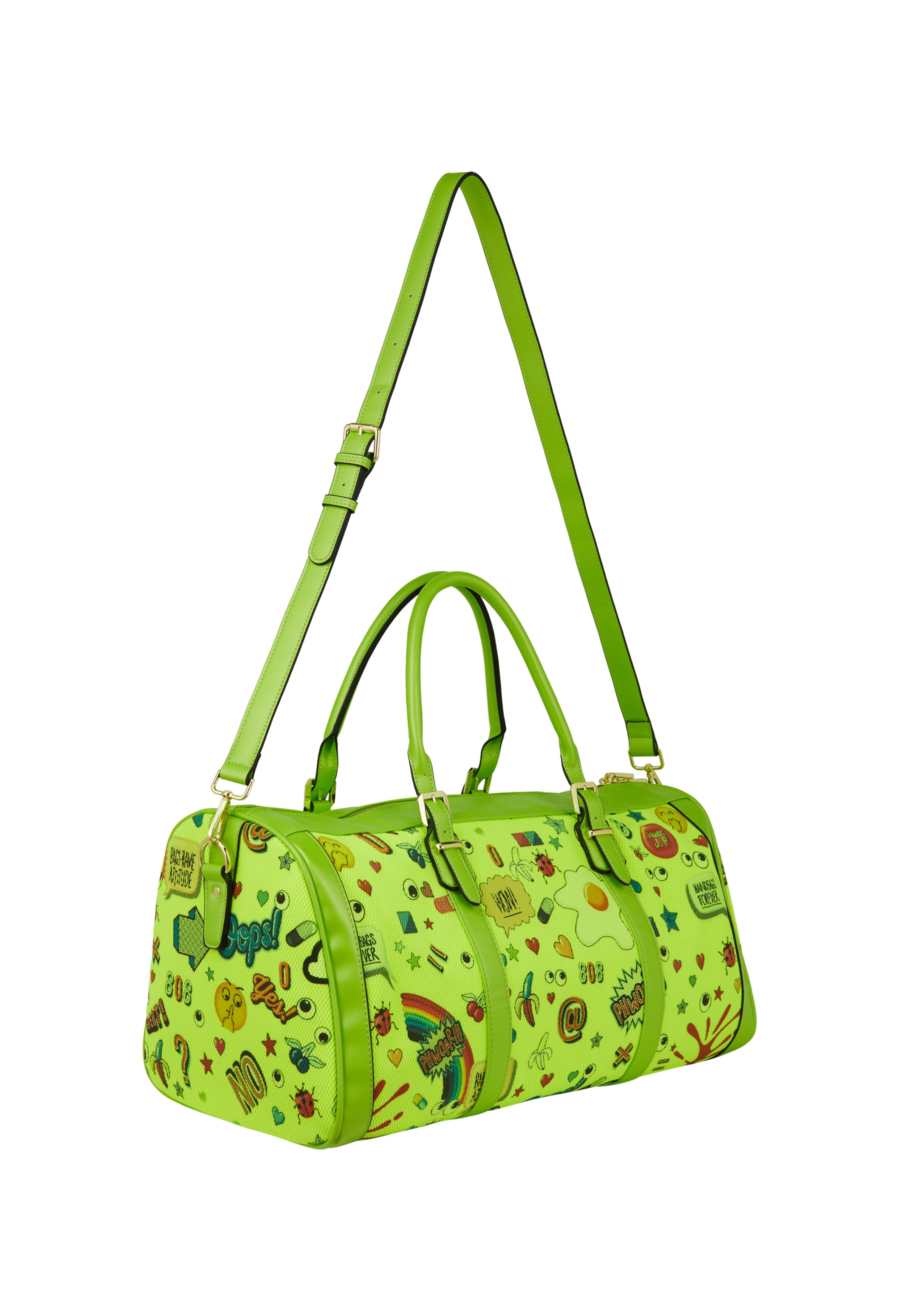 Sac week-end 'Eyetheme' MYMO en vert