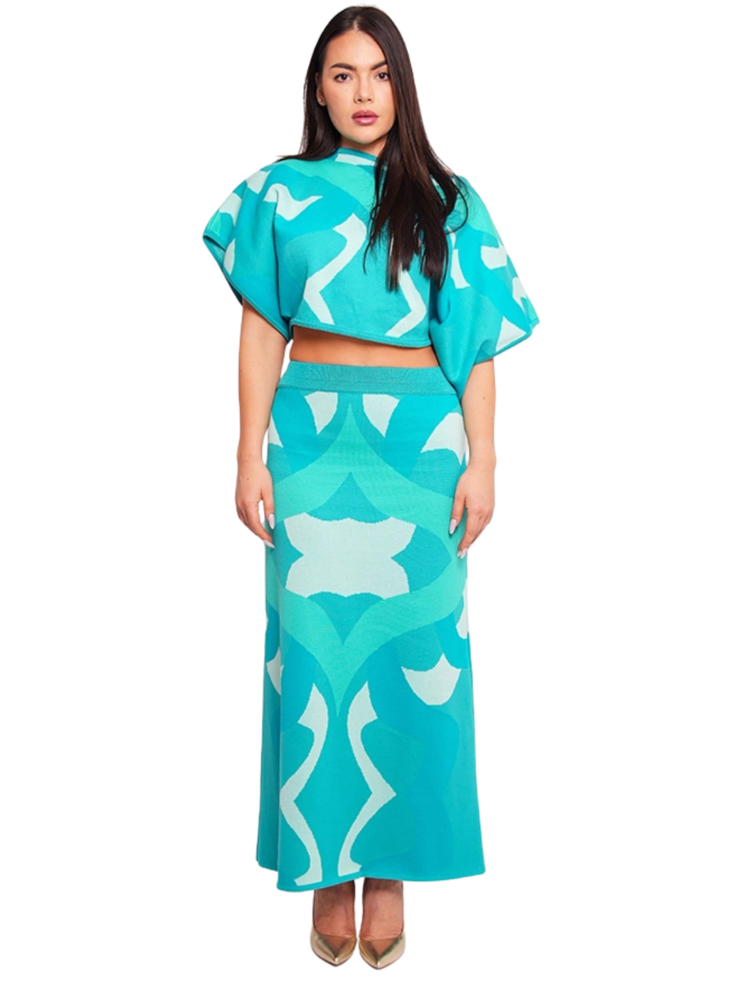 Csillag Zsuzsi - Falda 'Dreamgate' en verde