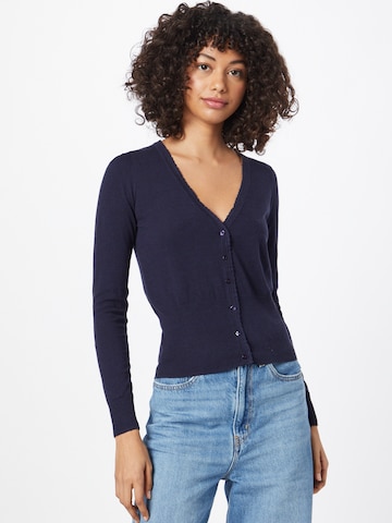 King Louie Knit Cardigan in Blue: front