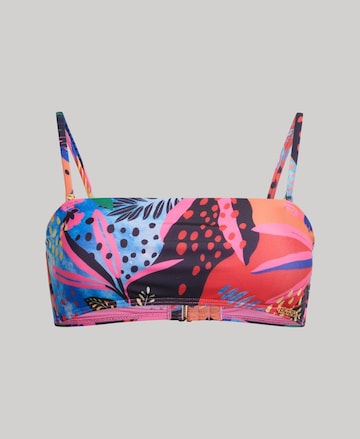 Superdry Bandeau Bikinitop in Gemengde kleuren: voorkant