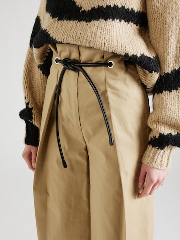 3.1 Phillip Lim Bootcut Bandplooibroek in Groen