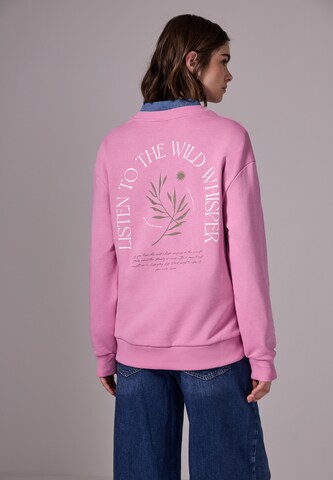 Street One Studio Pullover im Loose Fit in Pink