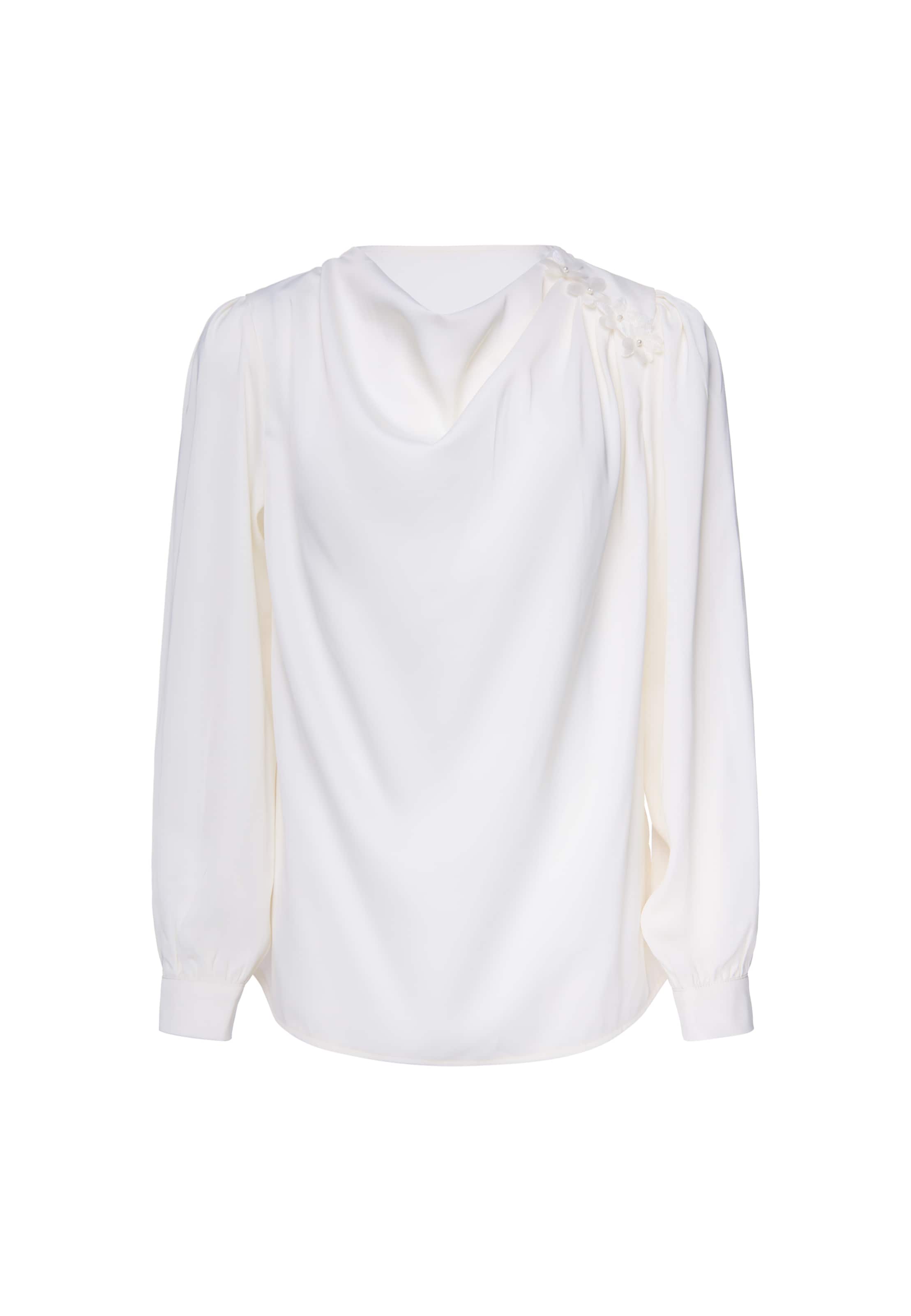 usha BLACK LABEL Blouse in Beige: voorkant