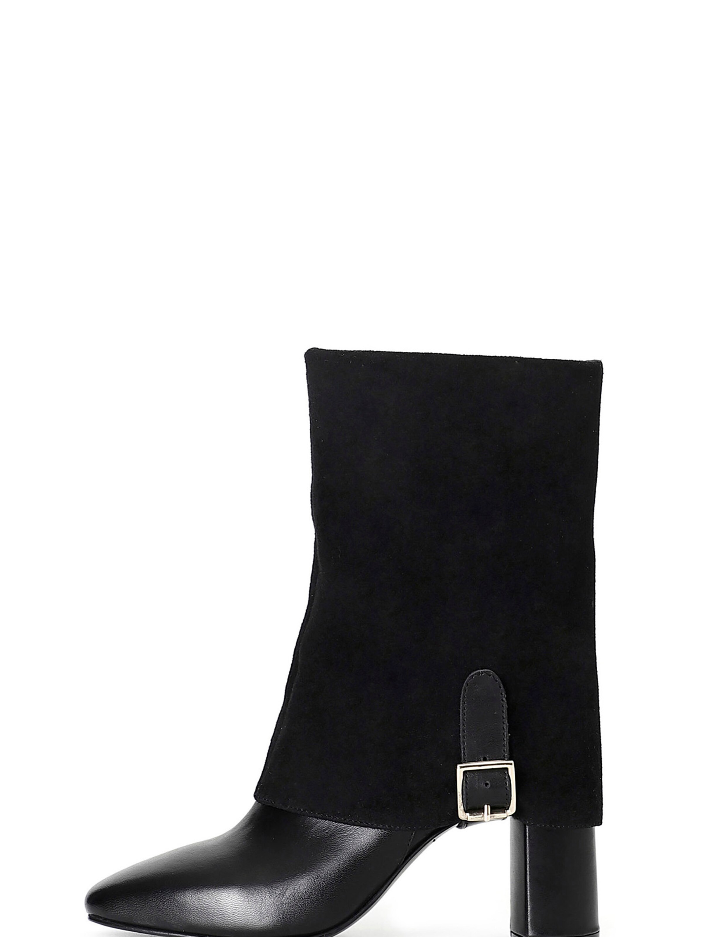 CAFè NOIR Enkellaarsjes in Zwart: voorkant